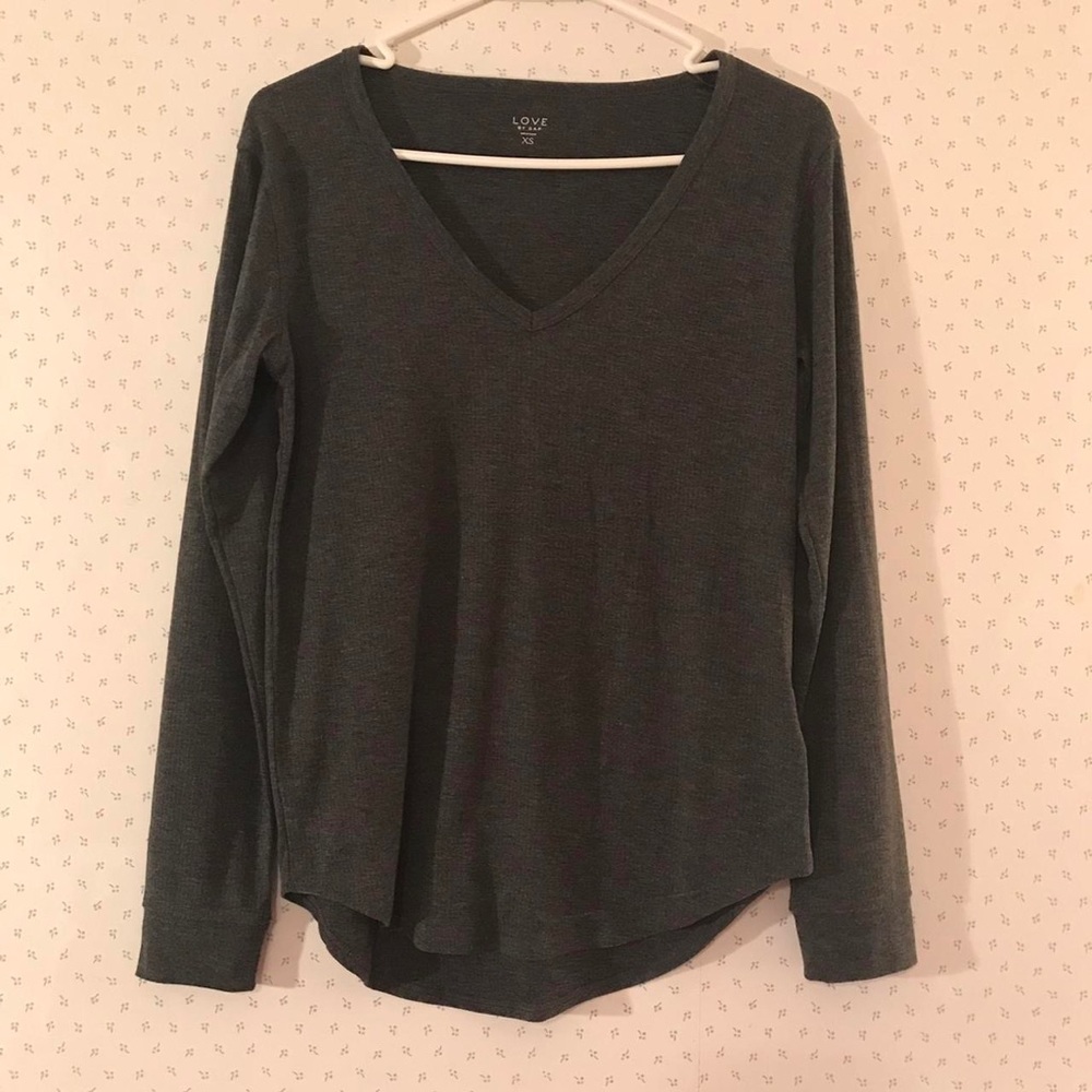Gap Love by Gap Gray Sweater Long Sleeve- Size XS